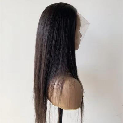 100% human hair full lace wigs long raw vietnamese hair wig for women transparent front lace with colors black blond 20