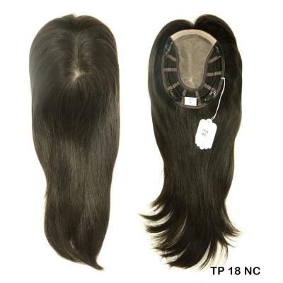 Beautiful Shine Chinese Human Hair Toupee for Women