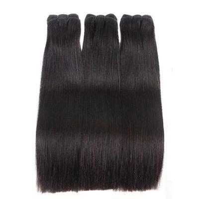 Bone Straight Human Hair Weaving Burmese Remy Raw Hair Bundles Natural Pure Original Hair Double Drawn 30 Inch