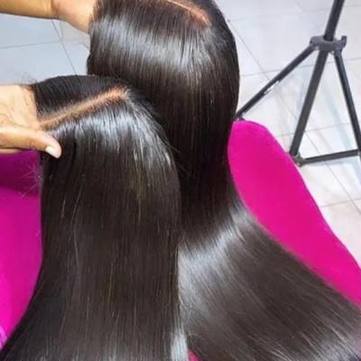 Frontal Glueless Hd Lace Wig,Cuticle Aligned Virgin Raw Indian Hair Wig,Unprocessed 100% Full frontal Lace Human Hair Wig