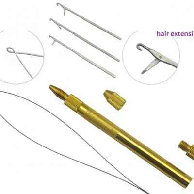 Hair Extension Tools Kit for Micro Nano Ring Hair Extensions Plier and Crochet Bead