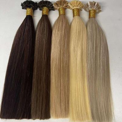 Wholesale Cuticle Aligned V Tip Remy Virgin Hair Extensions High Quality Double Drawn V Tip Human Hair Extension