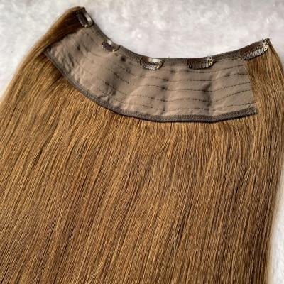 Wholesale U Part Clip In Extensions European Hair Top Grade Seamless One Piece Clip In Human Hair Extensions